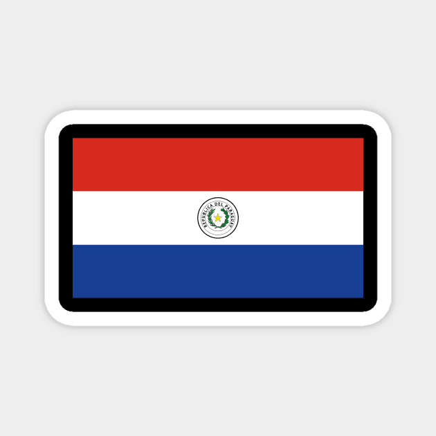 Paraguay Magnet by Wickedcartoons