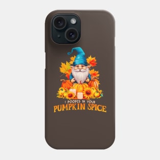 Autumn Gnome Has a Surprise in Your Pumpkin Spice Phone Case