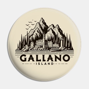 Galiano Island Pin