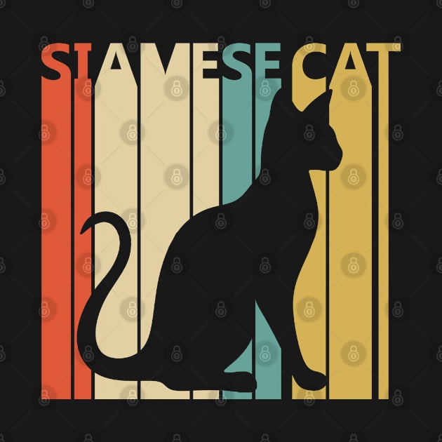 Vintage Siamese Cat Owner Gift by GWENT