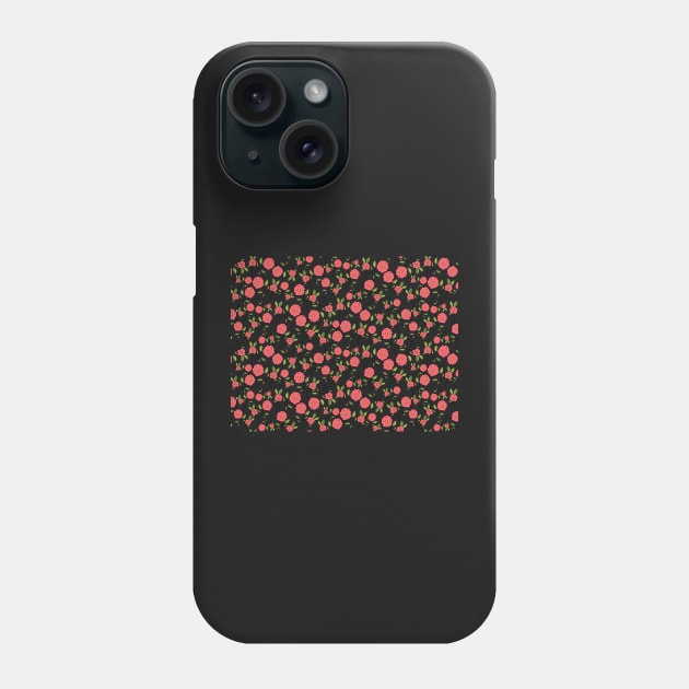 Pink flowers pattern Phone Case by kelnan