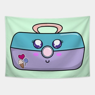 90's Kawaii Makeup Case Tapestry