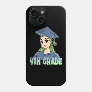 4th Grade Anime Otaku Kawaii Elementary School Phone Case