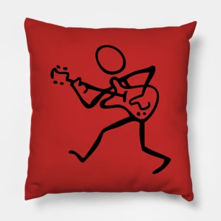 Guitar Player walking Pillow