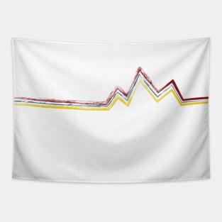 Minimalist mountains Tapestry