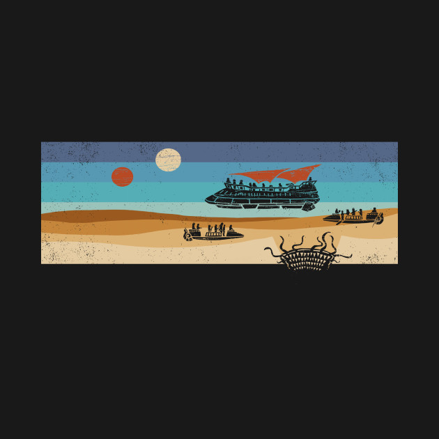 Discover Vintage Sand Monster - Sci Fi - T-Shirt