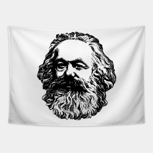 marx face Tapestry