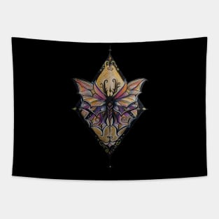 Crystal dragon moth Tapestry