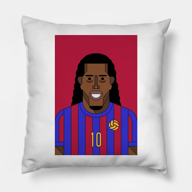 Ronaldinho Pillow by johnsalonika84