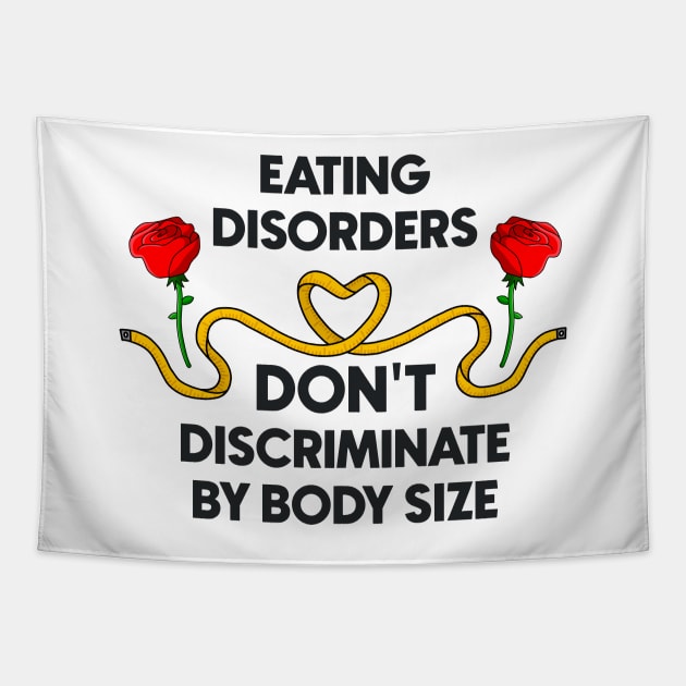 Eating Disorders Don't Discriminate By Body Size Tapestry by Football from the Left