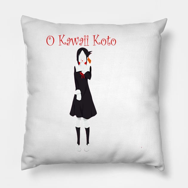 Kaguya Shinomiya how cute Shirt Pillow by Bam-the-25th