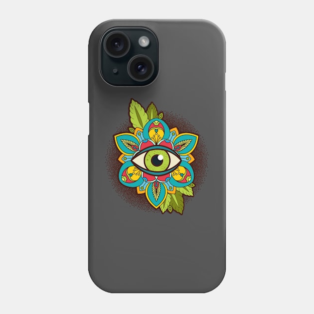 All seeing eye Phone Case by Anonic