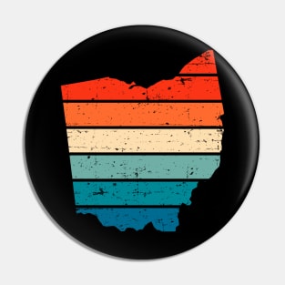 Ohio Retro Pin