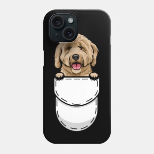 Funny Labradoodle Pocket Dog Phone Case