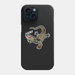 food Black throat monitor lizard Phone Case