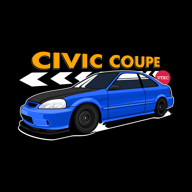 Civic Coupe JDM Cars by masjestudio