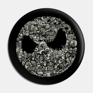 A Most Horrible Circle Pin