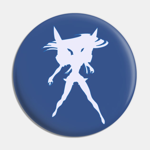 Satsuki Silhouette Pin by FireFlea