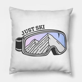 Sunset Mountain Ski Goggles | Just Ski Pillow