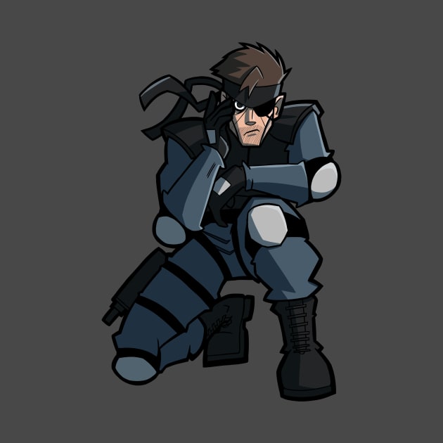 Solid Snake by Captain_awesomepants