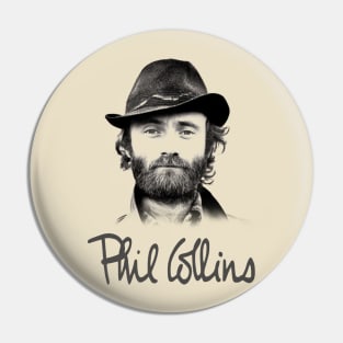 Phil Collins - Vintage Pin