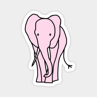 Pink Elephant Magnet