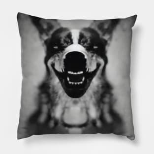 Creepy dog Pillow