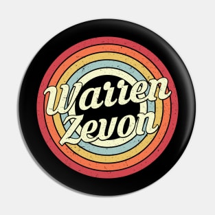 Warren Proud Name Retro Rainbow Tribute Pin