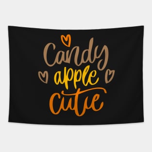 Candy Apple Cutie Fall design Tapestry