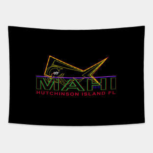 Hutchinson Island Florida Mahi Mahi Fishing Tapestry