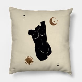 Astro Celestial Feminine Body Pillow