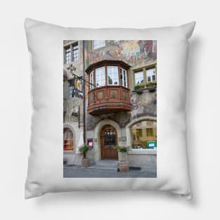 Stein am Rhein in Switzerland Pillow