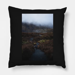 Tongariro Alpine Crossing Hike in New Zealand Photograph Pillow