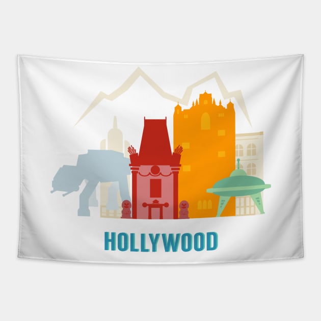 Hollywood Tapestry by TeawithAlice