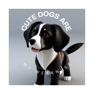 Cute Dogs Are My Weakness T-Shirt