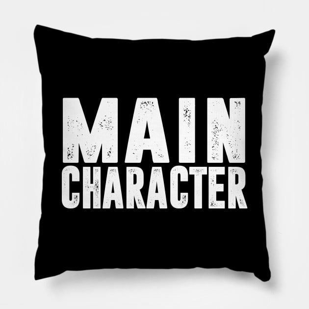 Main Character Pillow by TextTees