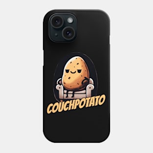 Couch Potato Lazy Day Design Phone Case