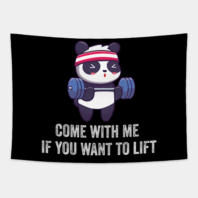 Come With Me If You Want To Lift Tapestry by LaroyaloTees