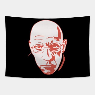 Foucault Minimal Portrait Tapestry