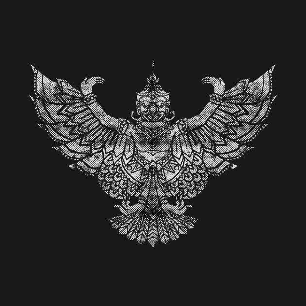 Garuda - King of Birds (Dark) by MythoCulture