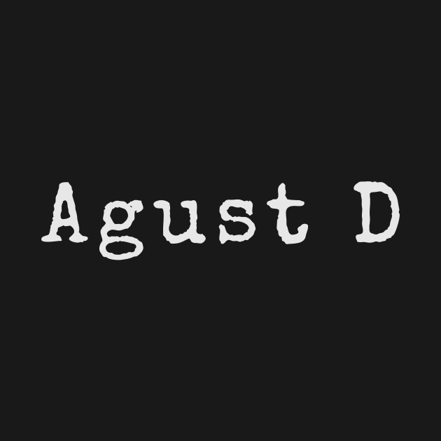 Agust D - D Day World Tour exclusive(front Back dark theme) by PENGUINO'S