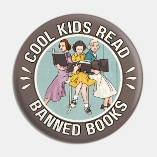 Cool Kids Read Banned Books Pin