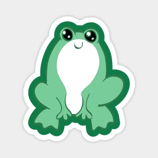 Cute Happy Frog Magnet