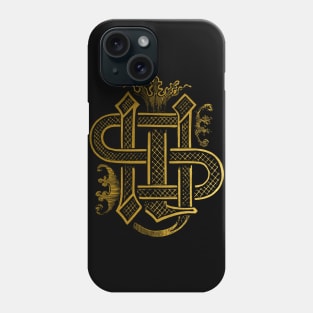 Christogram IHS Vintage Engraving Phone Case