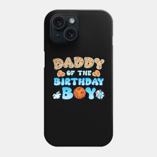 Daddy Of The Birthday Boys Milk and Cookies B-day Gift For Boys Kids Toddlers Phone Case