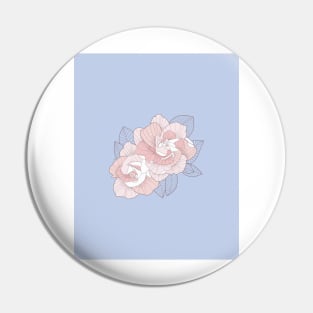 GARDENIA - Serenity Blue Pin