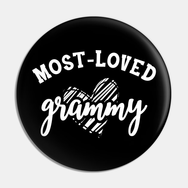 Grammy - Most loved Grammy Pin by KC Happy Shop