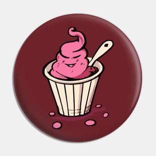 Raspberry Sorbet Scoop Pin