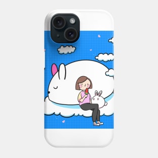 Sky bunny Clear sky Phone Case