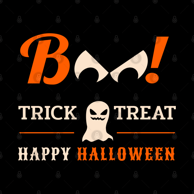 Boo ! Trick Or Treat Happy Halloween by potch94